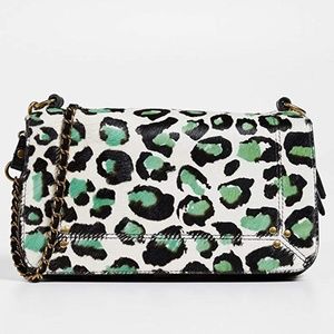 Jerome Dreyfuss Bobi Shoulder Bag - Leopard Vert